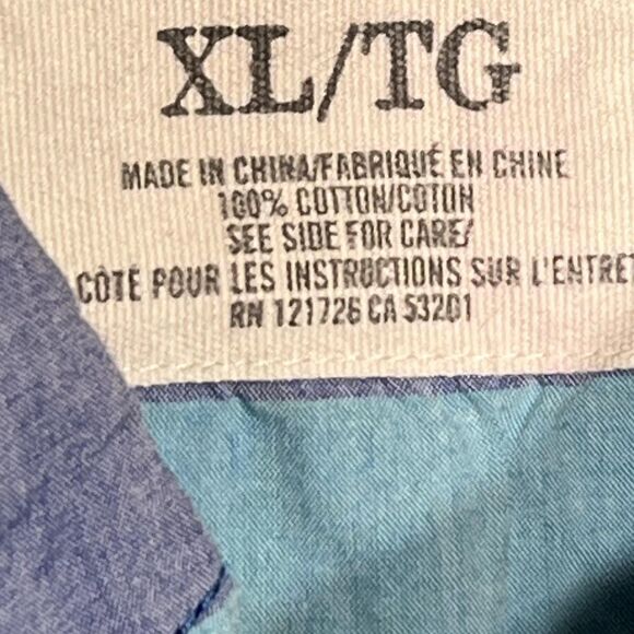 Aeropostale Shirt Mens XL Striped Button Up Short Sleeve Casual - Picture 7 of 11